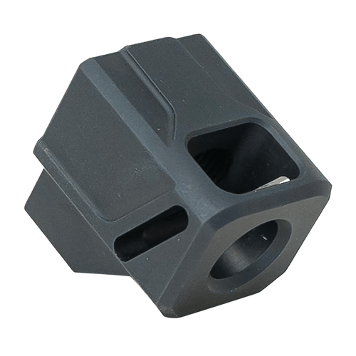 Faxon Firearms FFPACOMPDSS01 EXOS-515 Compensator for SIG Black 1/2"x28 Threads 1.40" OAL 9mm