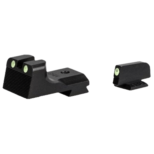Kimber ML11230 1911 Ledged Night Sight Set Green/Tritium Black Outline Front Sight-Green/Tritium Black Outline Rear Sight