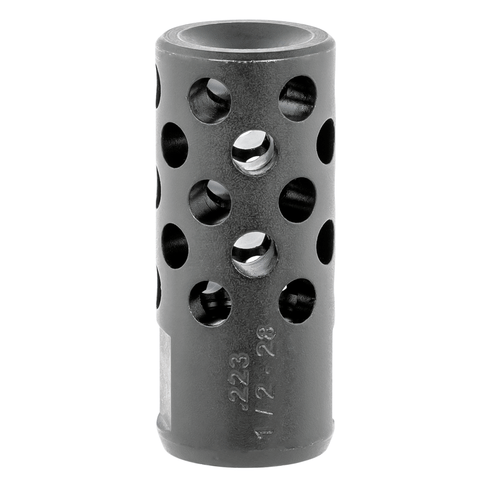 Ruger 90486 Radial Ported Muzzle Brake AR-15 5.56 45mm NATO Black Oxide Steel with 1/2"-28 tpi Threads, 1.75" OAL & .75" Diameter