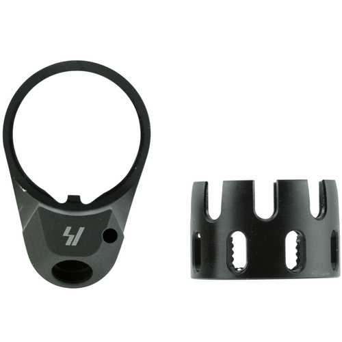 Strike Industries AR Enhanced Castle Nut and Extended End Plate, Over View