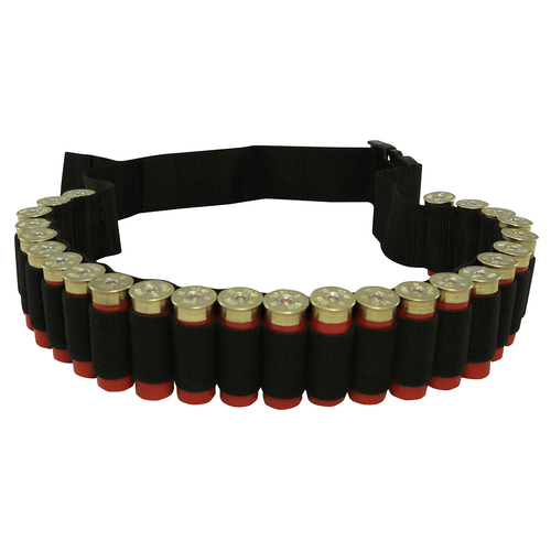 Hunters Specialties 00680 Shotgun Shell Belt Black Nylon 25 Shotshells Waist Mount