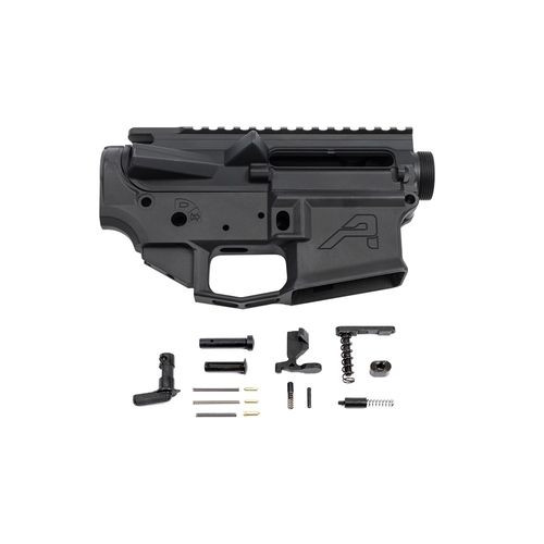 Aero Precision M4E1 Threaded Receiver Set w/ LPK minus FCG - Anodized Black Upper - Lower Combo