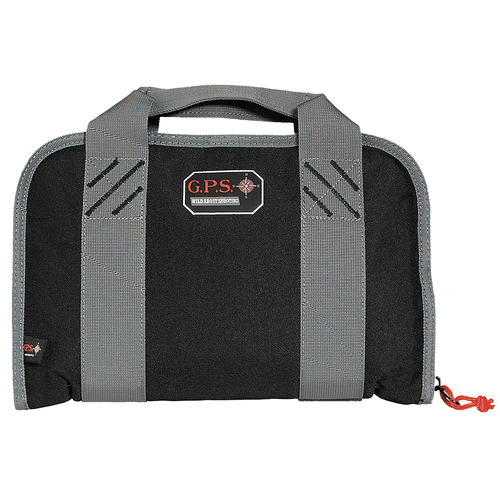 GPS Bags 1107PCCB Double Compact Black Holds 1-2 Handguns
