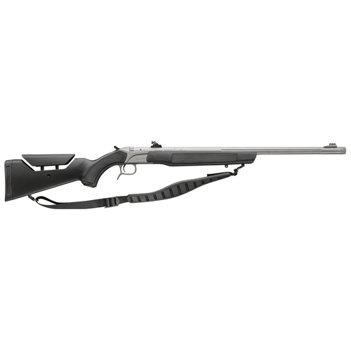 CVA PR3241S Accura MR-X 50 Cal 26", Matte Stainless Barrel/Rec, Black Soft Touch Stock, William Peep Sight, Carbon Fiber Ramrod