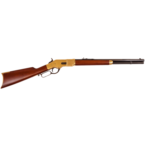 Cimarron CA221 1866 Yellowboy Short Rifle 38 Special 20" Octagon Barrel Brass Receiver