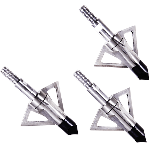 Allen Velox Stainless-Steel Ballistic 3-Blade Archery Broadheads, Over View