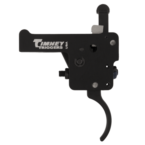 Timney Triggers Featherweight Deluxe Curved Trigger, Side View