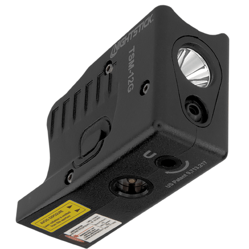 Nightstick Light with Green Laser for Springfield Armory Hellcat, Front View