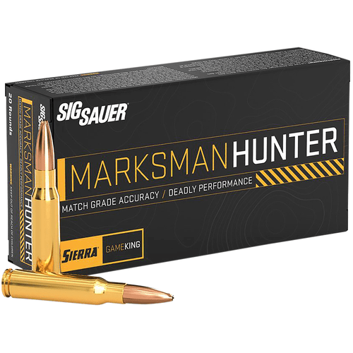 Sig Sauer E65CMGK13020 Marksman Hunter 6.5 Creedmoor 130gr 20 Per Box