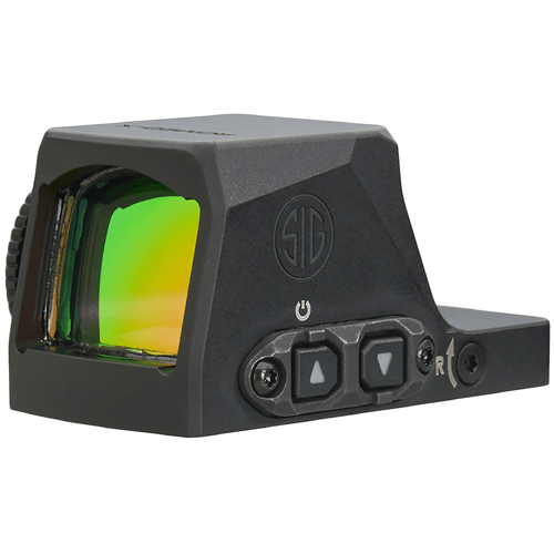 Sig Sauer Electro-Optics SORX1300 Romeo-X Enclosed Black 1 x 24 mm 2 MOA Red Dot/32 MOA Circle Multi Reticle