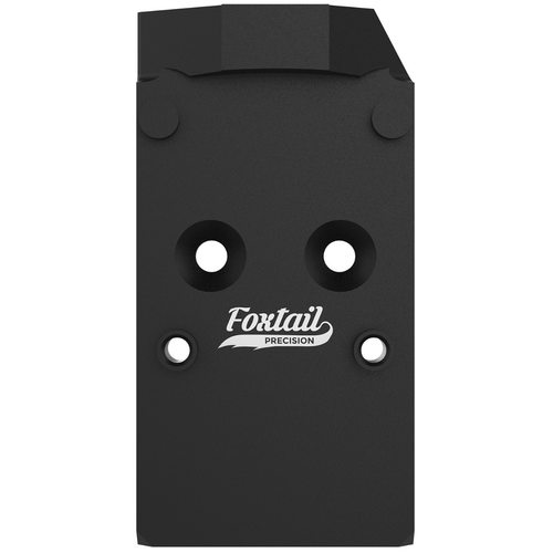 Foxtail Precision Rear Sight Dovetail Optic Adapter for CZ Shadow, Front View