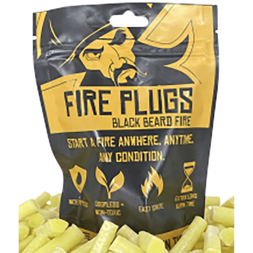 Black Beard Fire Starters Fire Plug, Package View