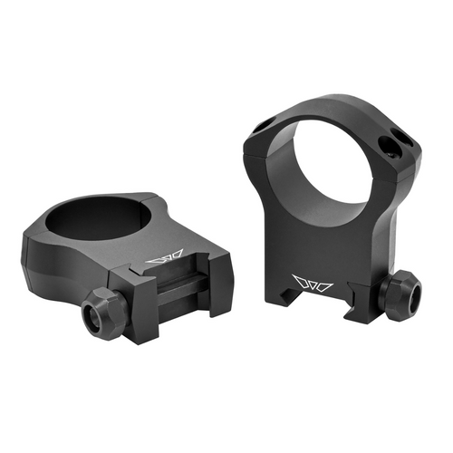 Warne Mountain Tech Scope Rings 30mm Ultra High 0 MOA Matte Black - 7217M