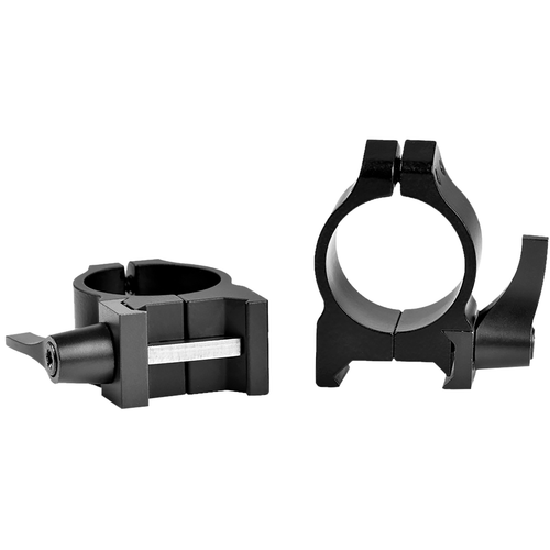 Warne 200LM Vertical Rings Maxima Matte Black 1" Low Quick Detach 0 MOA