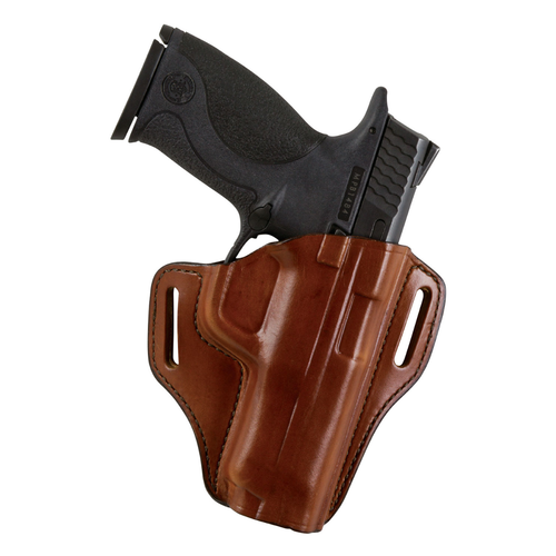 Bianchi 57 Remedy OWB Size 10 Tan Leather Belt Slide Fits Colt 1911 Government Right Hand - 25016