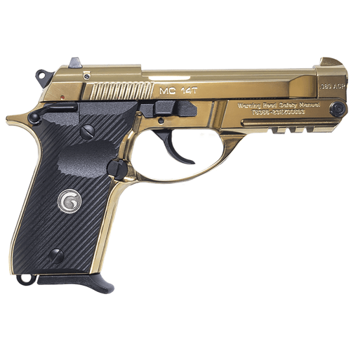 Girsan MC 14T Solution 380 ACP Pistol 13+1 with 4.5-inch Gold Plated PVD Steel Barrel - 390870 -1