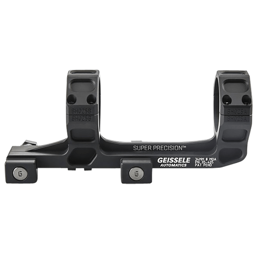 Geissele Automatics AR15 Super Precision Scope Mount Ring Combo Black Anodized
