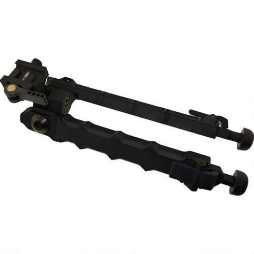 Accu-Tac LR-10 Large Rifle Bipod 7"-11.5" Quick Detach Picatinny Mount Aluminum Black LRBQD-0100