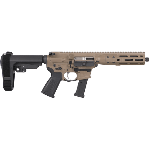 LWRCI ICP9CK8SBA3 IC-9 9MM 8.5 FDE BRACE AR-15 Pistol