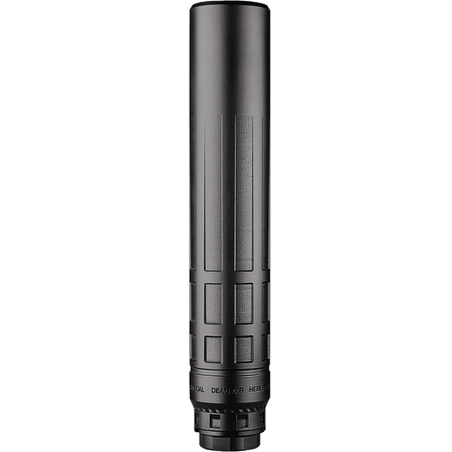 Dead Air NOMAX33XEMAXBLK Nomax 33 Black .33 Cal Silencer w/ Xemax Adapter & 5/8-24 DA150 Muzzle Brake
