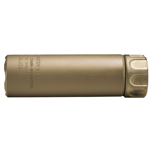 SureFire SOCOM556MINI2DE SOCOM556-MINI2 5.56x45mm NATO 1.50" Diameter Dark Earth Suppressor