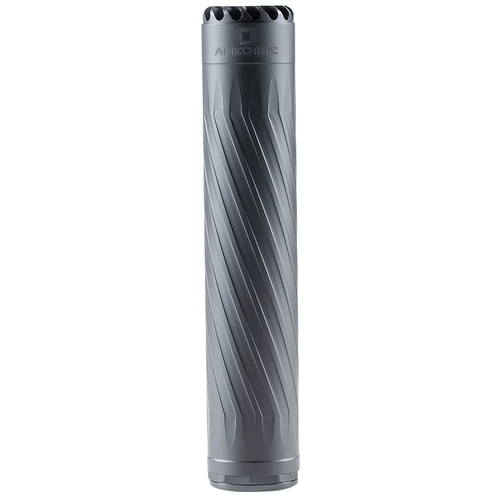 Anechoic X35LB Anechox 35L 9mm/350 Legend/338 Lapua 1.62" Black Titanium/Stainless Steel 1/2"x28 Suppressor