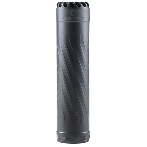 Anechoic X35B Anechox 35 9mm/350Legend/338Lapua 1.62" Black Titanium/Stainless Steel 1/2"x28 Suppressor