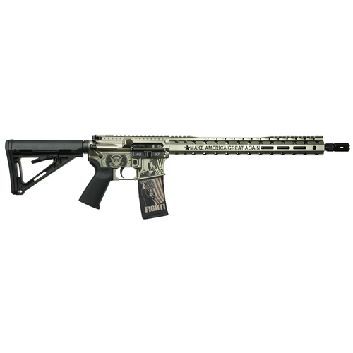 Black Rain Ordnance Trump FX Silver 5.56 Semi Automatic Rifle AR-15