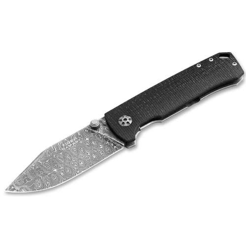 Boker Tiger-Damast Pocket Knife, Over View