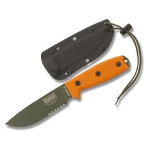 ESEE-4 Knife, Serrated Edge