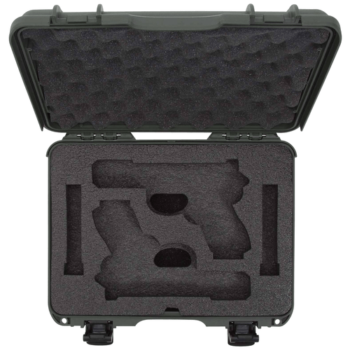 Nanuk 910 Glock Compatible 2 Up Pistol Case, Over View