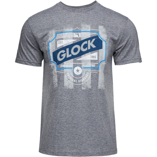 Glock Blue Line Tee Shirt, Front View