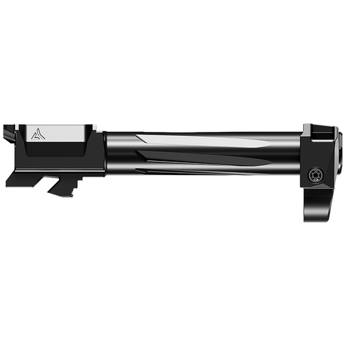 Radian Weapons G19G4ILRN Ramjet + Afterburner Combo 9mm Luger, Compatible w/Glock 19 Gen4, Black Stainless Steel Fluted Barrel Radian Weapons G19G4ILRN Ramjet + Afterburner Combo 9mm Luger, Compatible w/Glock 19 Gen4, Black Stainless Steel Fluted Barrel