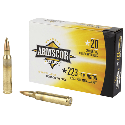 Armscor FAC2238N USA 223Rem 62gr Full Metal Jacket 20 Per Box
