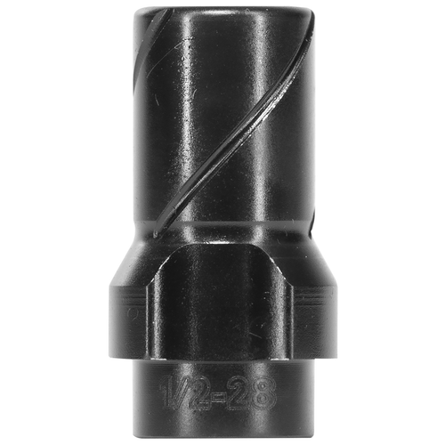 Huxwrx 2291 3-Lug Muzzle Device 9mm Fits 1/2"x28 Black