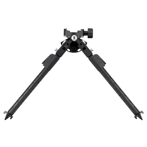 Mdt Sporting Goods Inc 106343BLK CKYE-POD Single Pull Bipod 9-15" High Black Anodized Aluminum