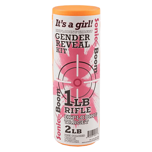 Sonic Boom/jerent SBTGRGIRL Gender Reveal Kit Rifle Firearm 1 lb Girl