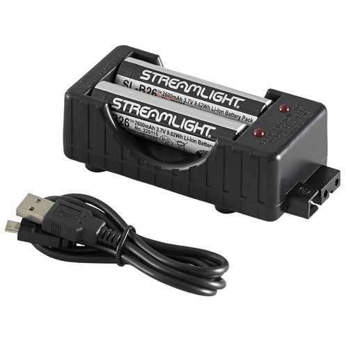 Streamlight 18650 Battery Charger w/Batteries, Over View