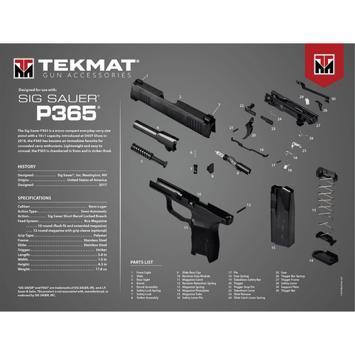 TekMat Ultra 20 Cleaning Mat, Front View