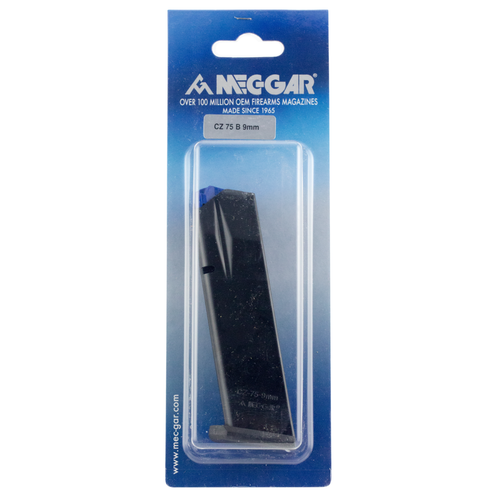 Mec-Gar Standard Blued w/ Anti-Friction Coating Detachable 17rd 9mm Luger for CZ 75B/Shadow 2/75 SP-01/Shadow 85B