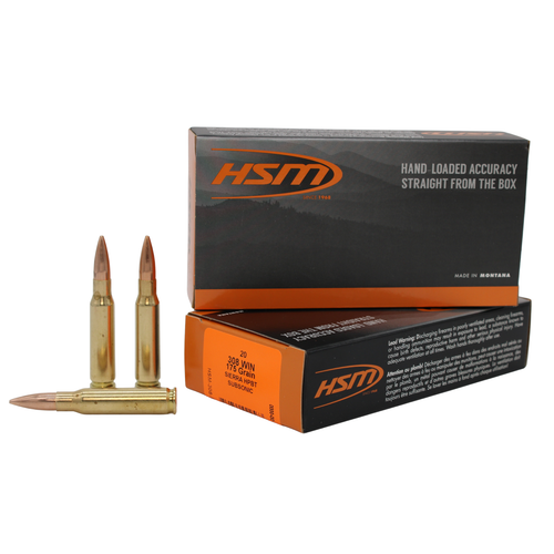 HSM 3085N Match Subsonic 308Win 175gr Hollow Point Boat Tail 20 Per Box HSM 3085N Match Subsonic 308Win 175gr Hollow Point Boat Tail 20 Per Box