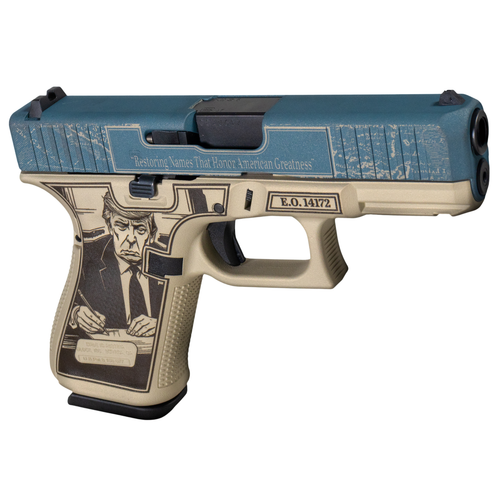 Glock G19 Gen 5 Gulf of America Compact Frame 9mm Luger 15+1 4.02" Black GMB Barrel PA195S204NGOA Right