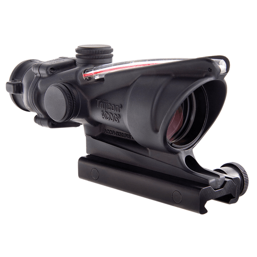Trijicon 100233 ACOG Black Hardcoat Anodized 4x32mm Illuminated Red Crosshair .223/5.56 BDC Reticle