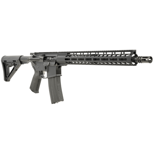 Anderson B2K869A031 AM-15 Utility Pro 5.56x45mm NATO 30+1 16", Black, 15" M-Lok, Magpul Grip & Carbine Stock, A2 Flash Hider, Barrel View