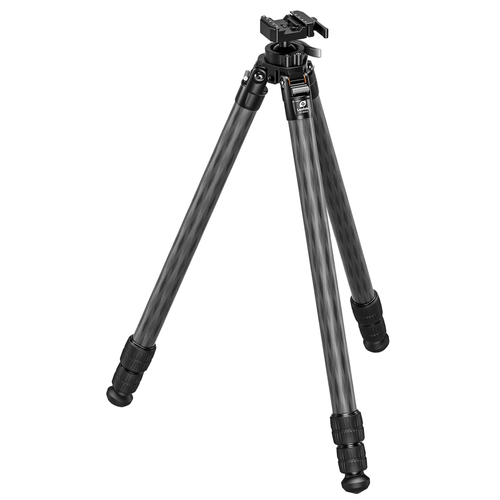 Leofoto Usa ST-323CX Integrated Ballhead ST-X Tripod 6.30"-64.60" High Black Aluminum