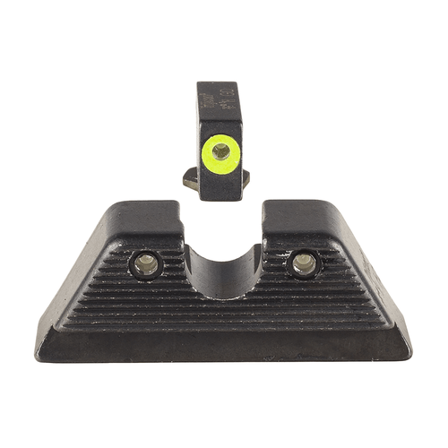 Trijicon 601091 HD XR Night Sight Set Green Tritium/Yellow Outline Front, Green Tritium Rear, Black Frame, Fits Most Glock/17 MOS/19 MOS/45 MOS