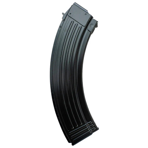 Global Ordnance LLC 40rd Fully Ribbed 7.62x39mm Fits AK-47 Black Steel 810091157497 Right