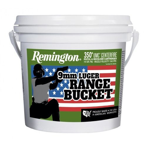 REMINGTON 23635 UMC RANGE BUCKET 9MM 115GR FMJ - 350 ROUNDS