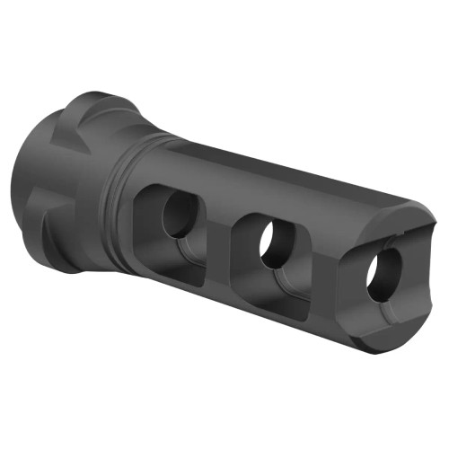 Breek BRK4311 Breek LOK 3QD Gemini Dual-Port Black Nitride Steel 5/8"x24 Threads 30 Cal