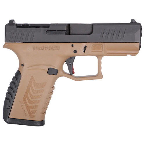 Derya Firearms DY9Z Micro Compact 9mm Luger 15+1 3.50" Black/Flat Dark Earth DY9Z.TTFDE.TR Right